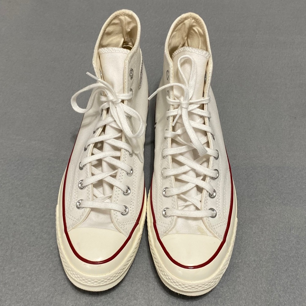 Converse Chuck 70 High Top Parchment Off White Sneakers 162056C Mens 9 Womens 11